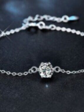 1 CT GRA CERTIFIED ROUND BRILLIANT MOISSANITE BRACELET